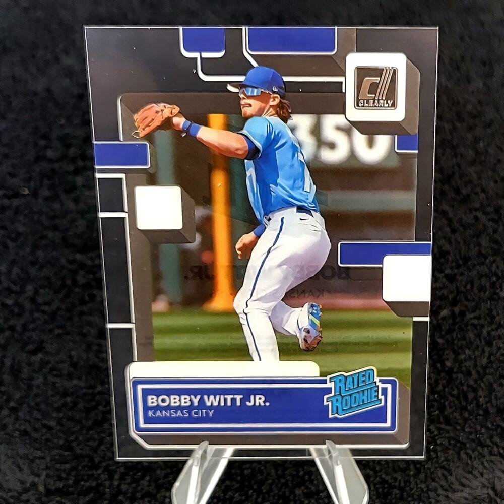 Bobby Witt Jr. (RC) 2022 Clearly Acetate Rated Rookie #74 Kansas City Royals